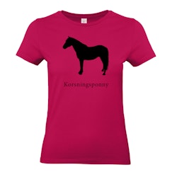 T-shirt Dam, Hästraser - Sorbet Pink