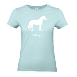 T-shirt Dam, Hästraser - Millennial Mint