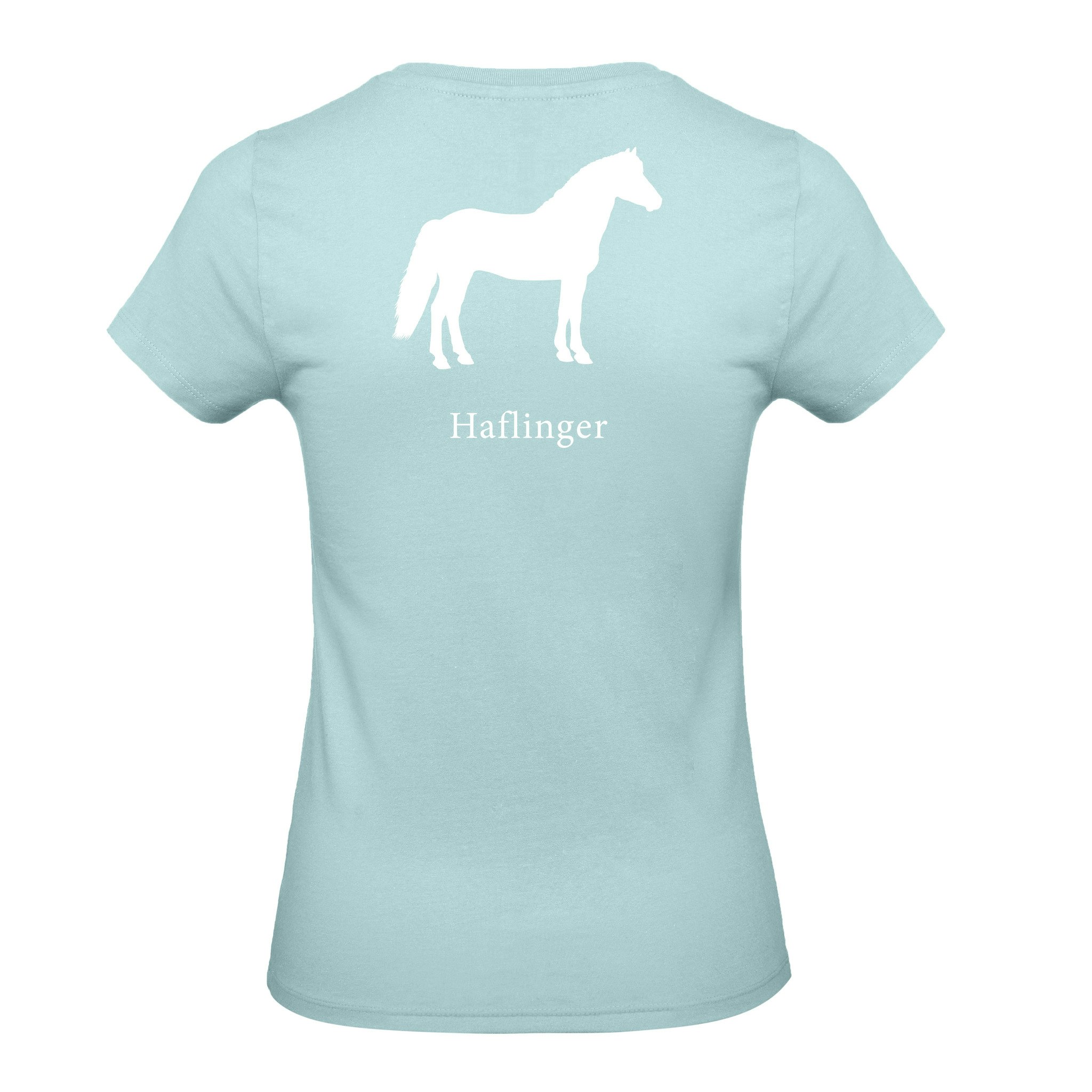 T-shirt Dam, Hästraser - Millennial Mint