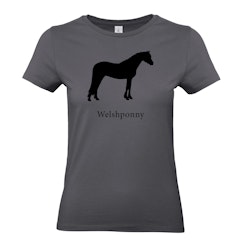 T-shirt Figursydd, Hästraser - Dark Grey