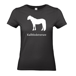 T-shirt Dam, Hästraser - Black