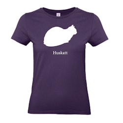 T-shirt Dam, Kattraser - Urban Purple