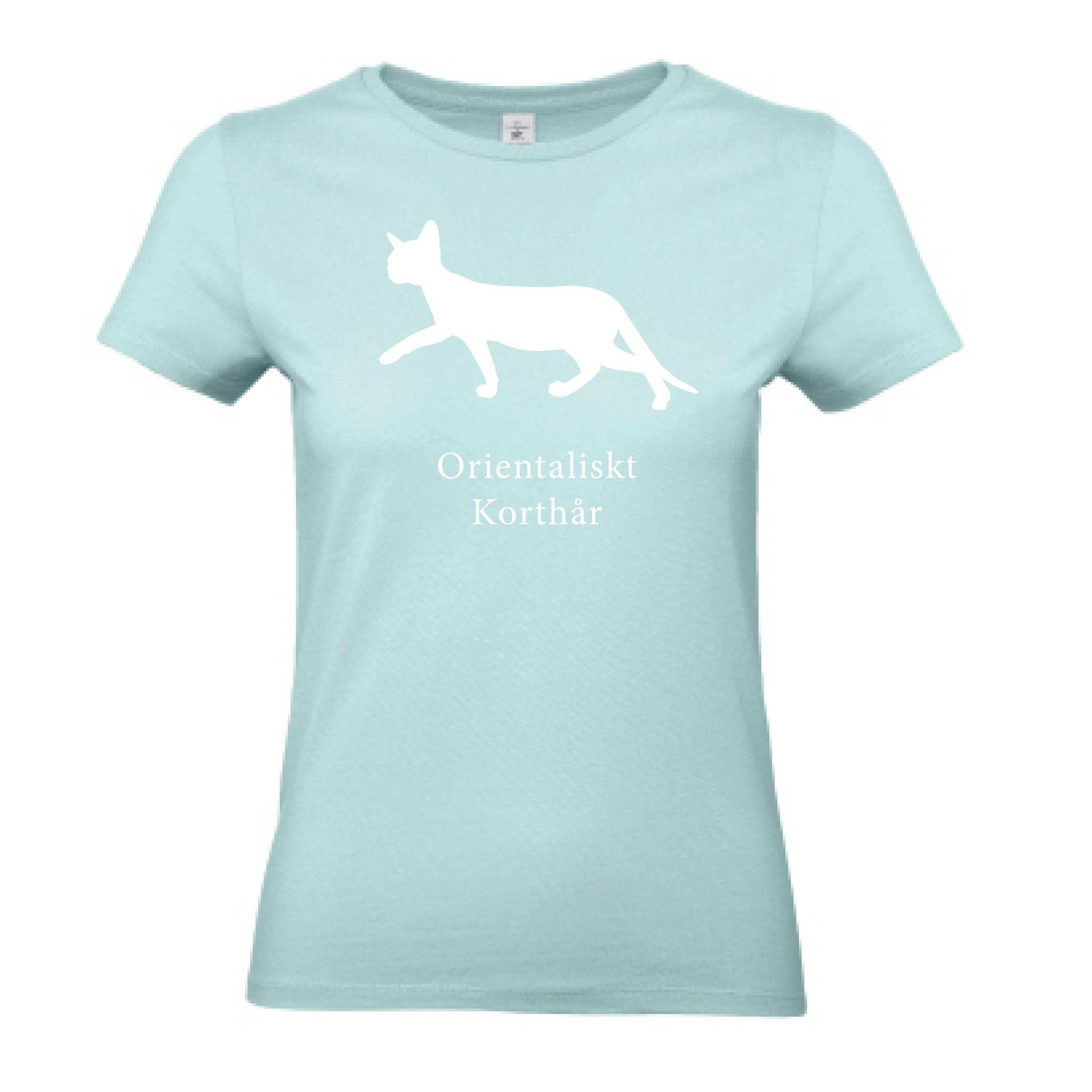 T-shirt Dam, Kattraser - Millennial Mint