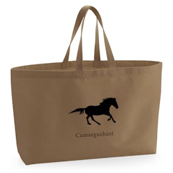Tygkasse Camarguehäst - Oversized bag