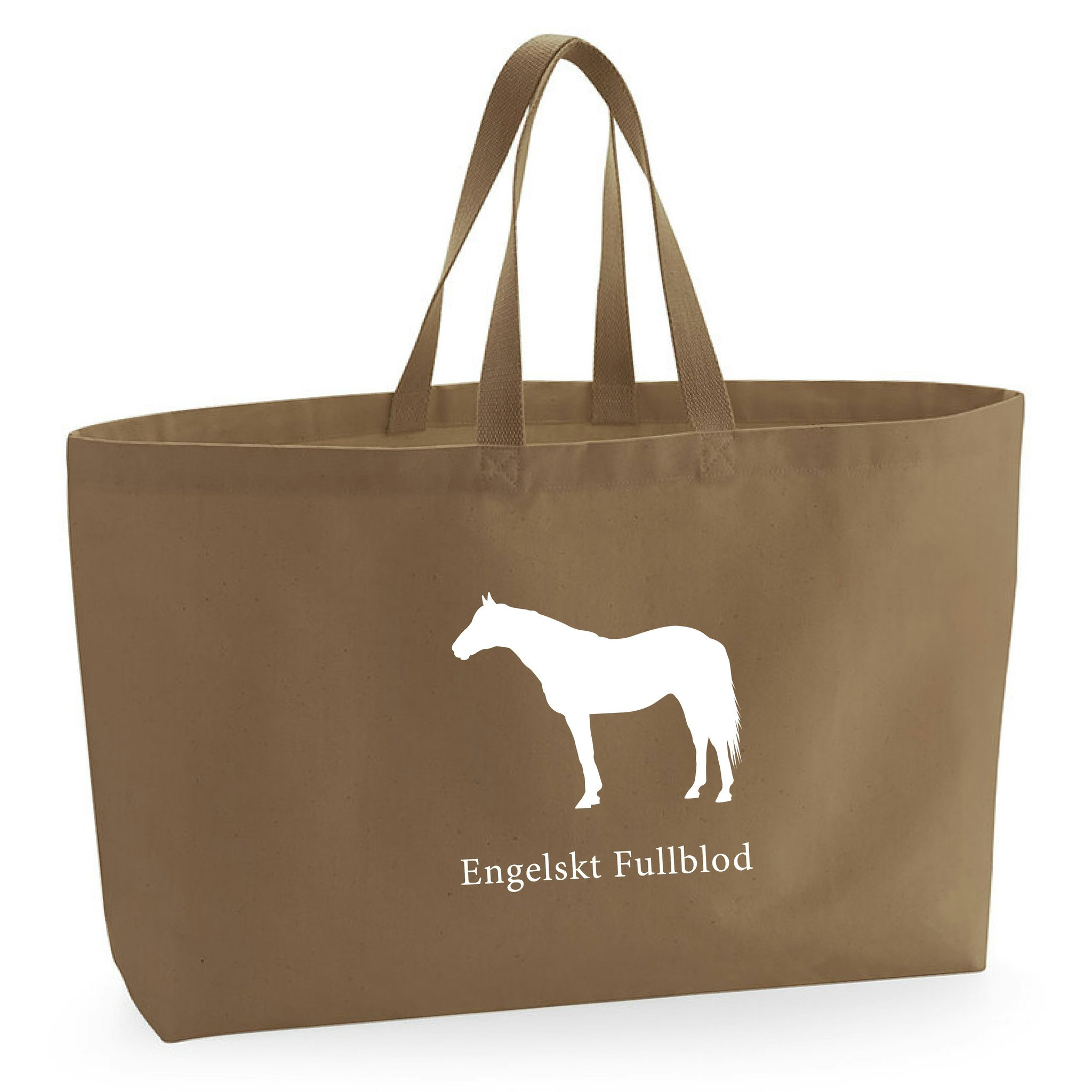 Tygkasse Engelskt Fullblod - Oversized bag