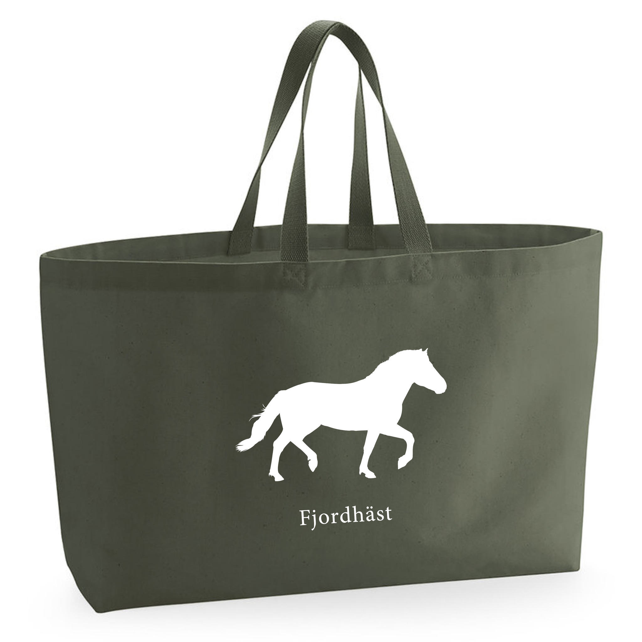 Tygkasse Fjordhäst - Oversized bag