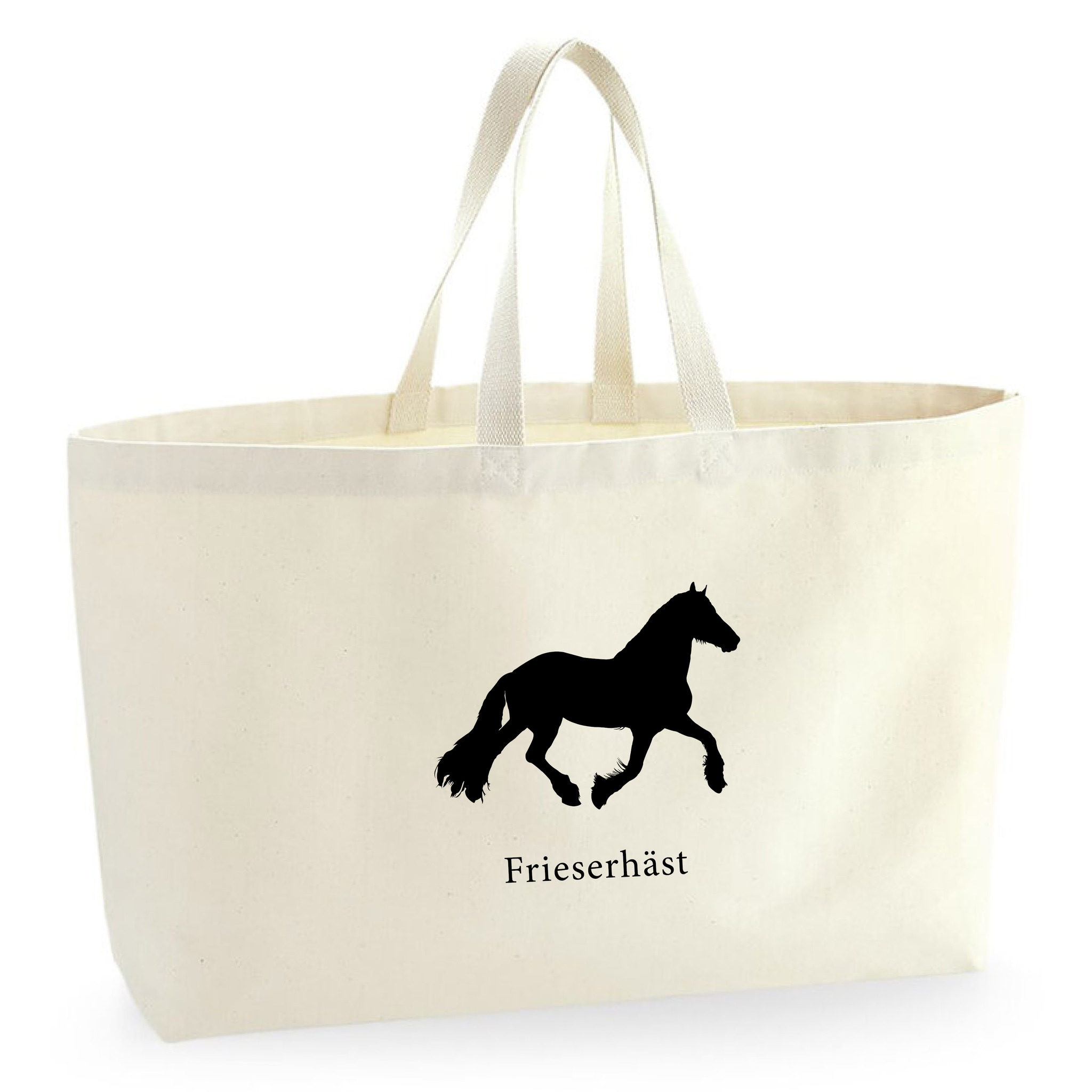 Tygkasse Frieserhäst - Oversized bag