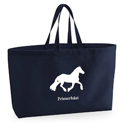 Tygkasse Frieserhäst - Oversized bag