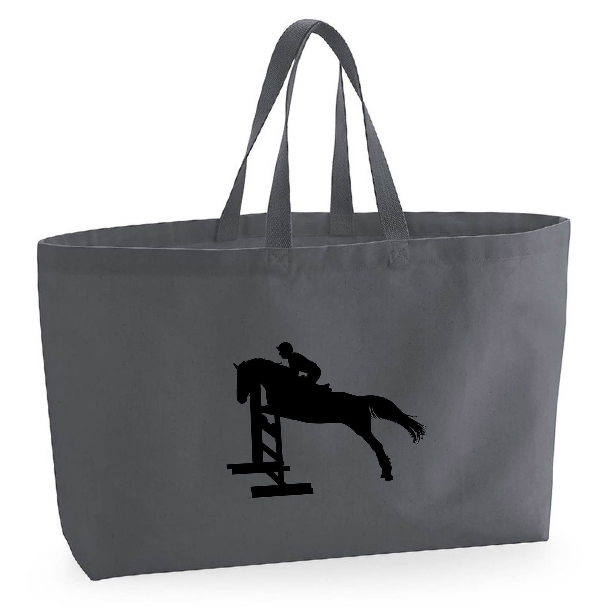 Tygkasse Hästsport - Banhoppning - Oversized bag