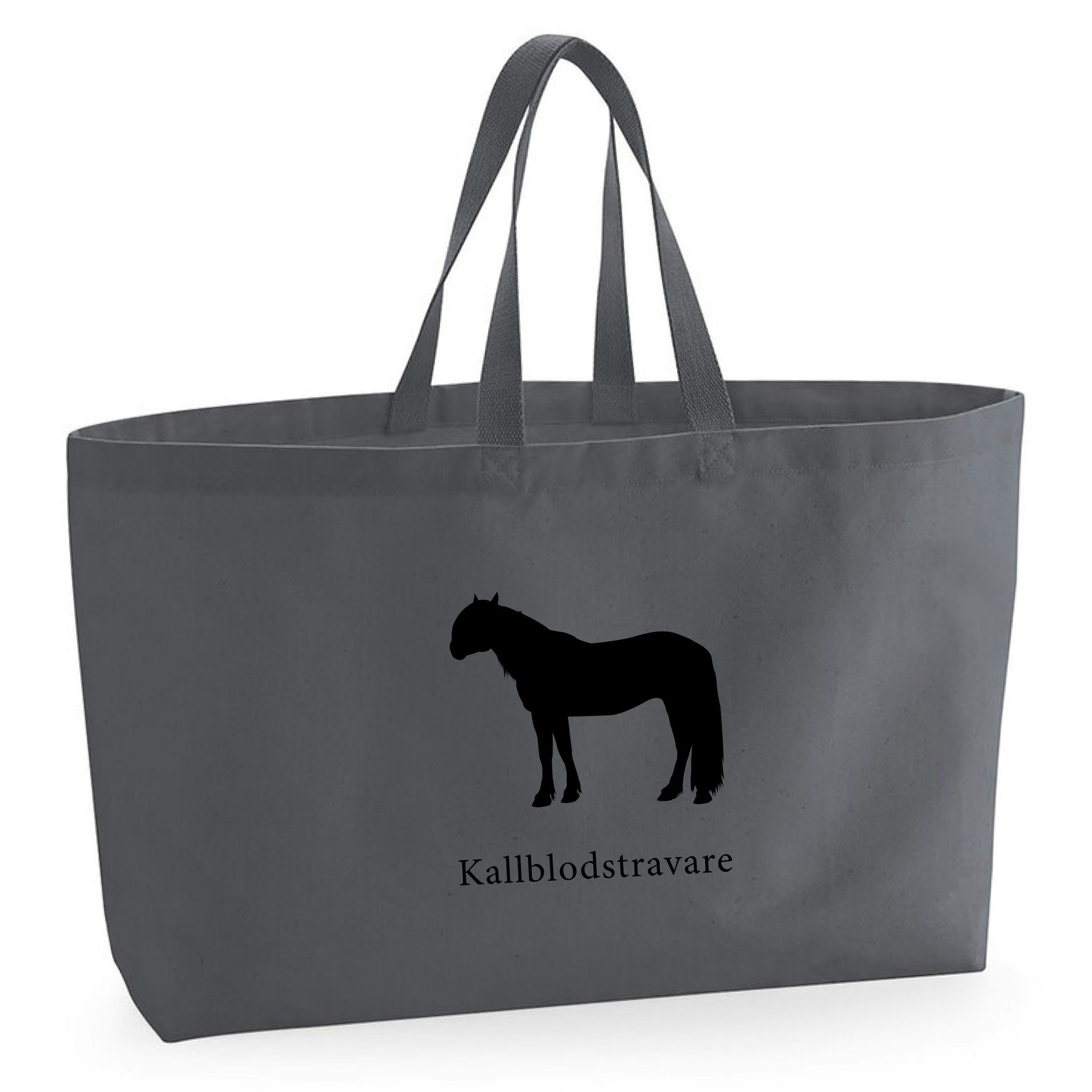 Tygkasse Kallblodstravare - Oversized bag