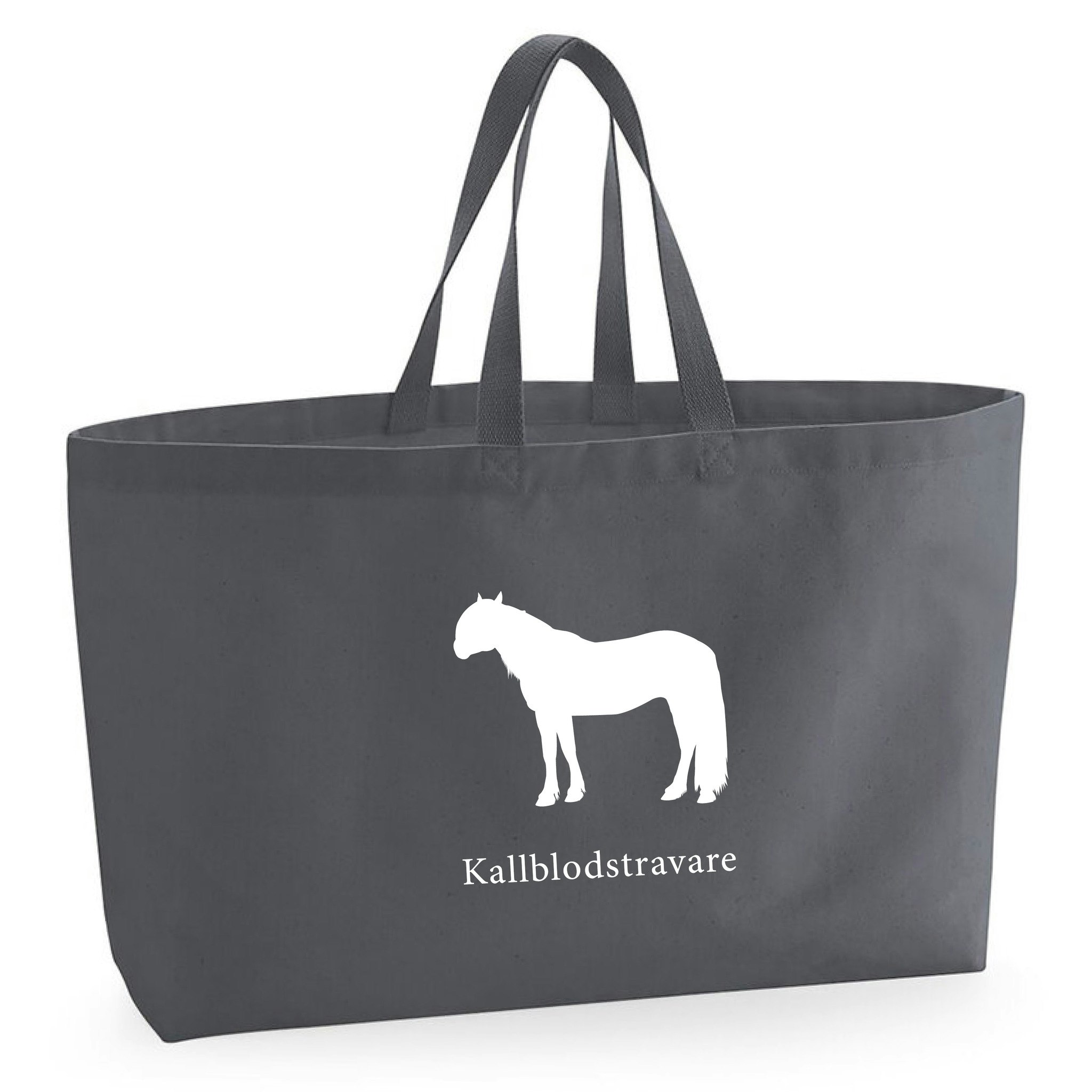 Tygkasse Kallblodstravare - Oversized bag