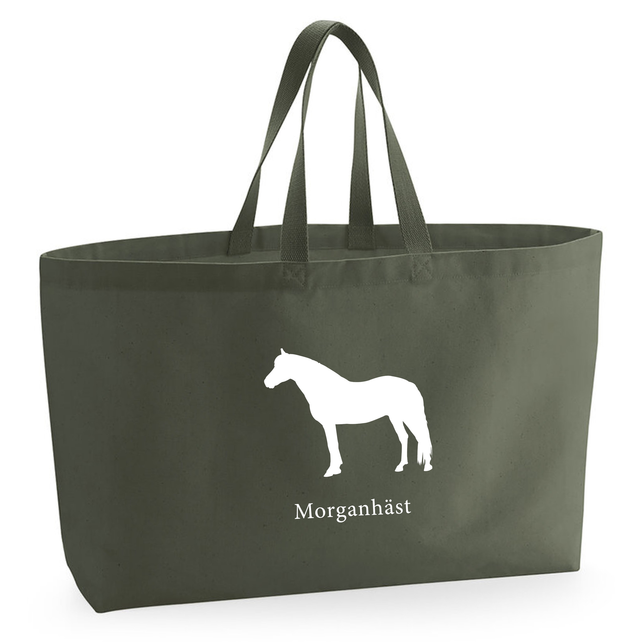 Tygkasse Morganhäst - Oversized bag