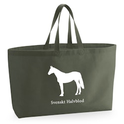 Tygkasse Svenskt Halvblod - Oversized bag