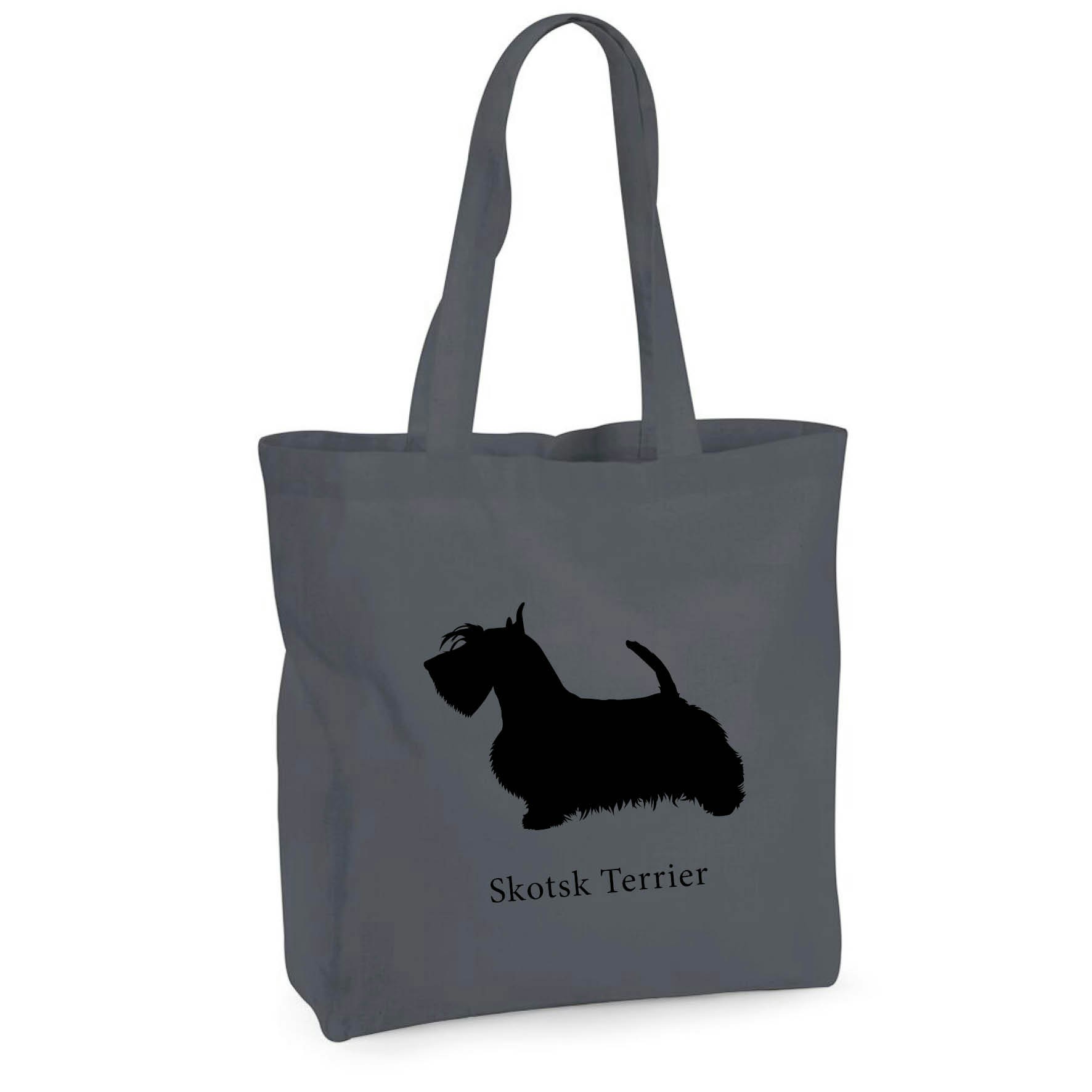 Tygkasse Skotsk Terrier - Maxi bag