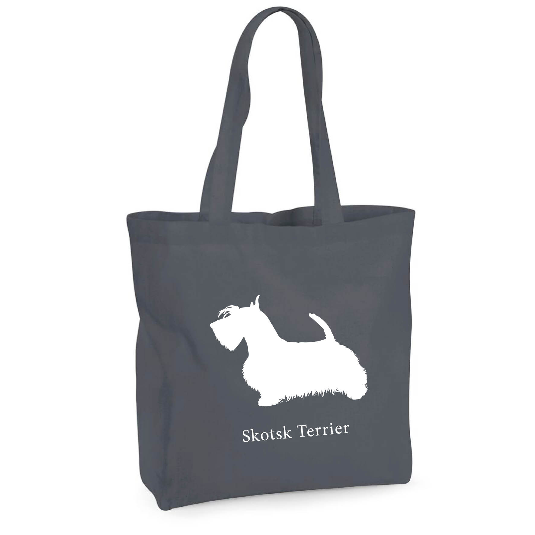 Tygkasse Skotsk Terrier - Maxi bag