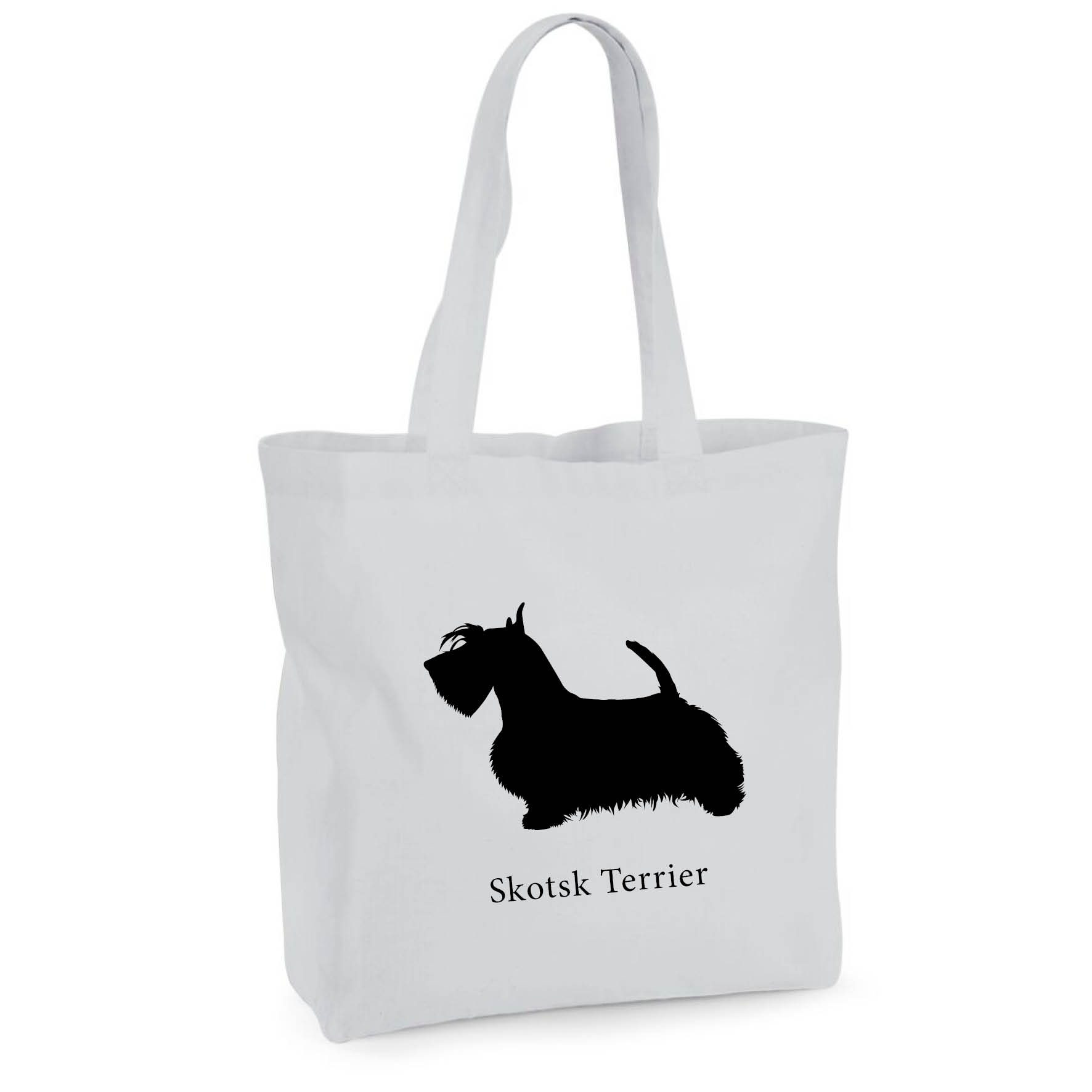 Tygkasse Skotsk Terrier - Maxi bag