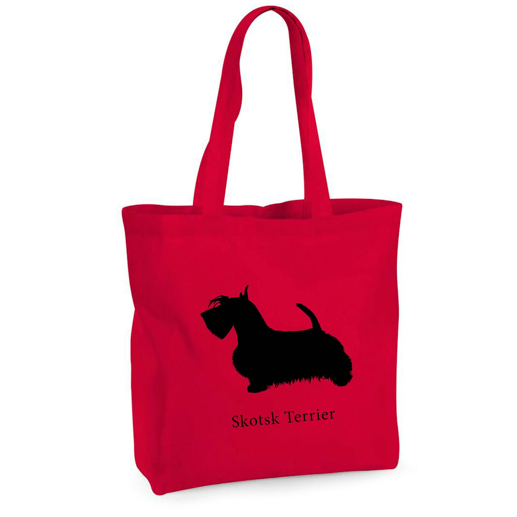 Tygkasse Skotsk Terrier - Maxi bag