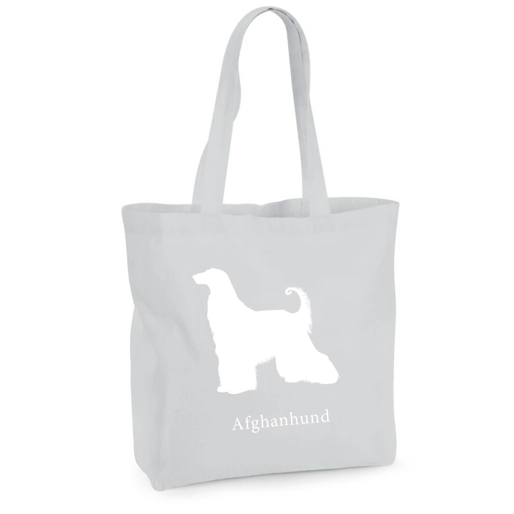 Tygkasse Afghanhund - Maxi bag