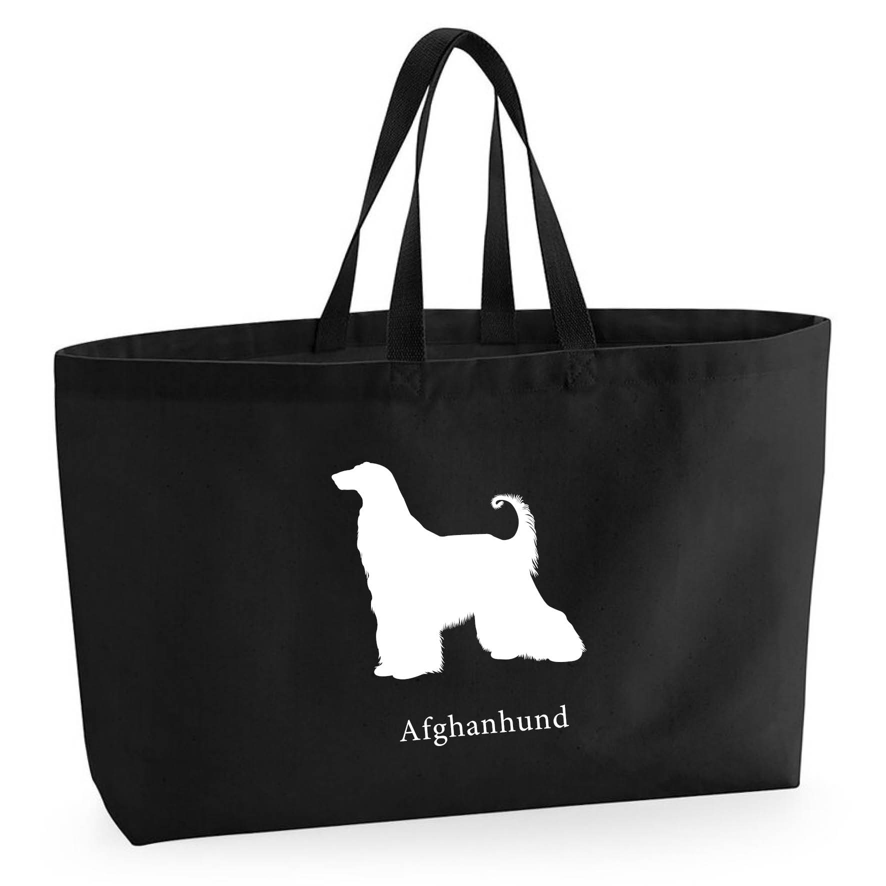 Tygkasse Afghanhund - Oversized bag