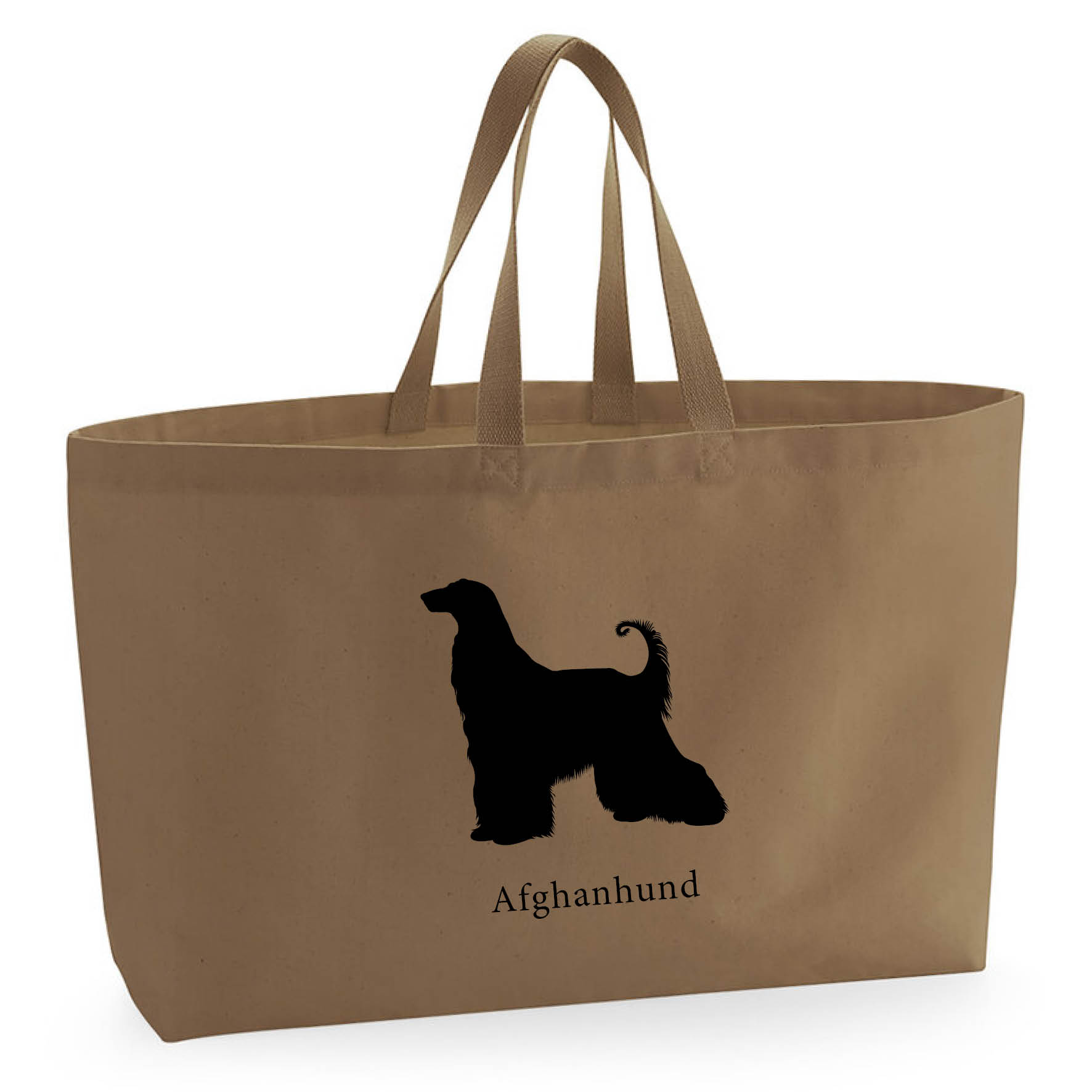 Tygkasse Afghanhund - Oversized bag