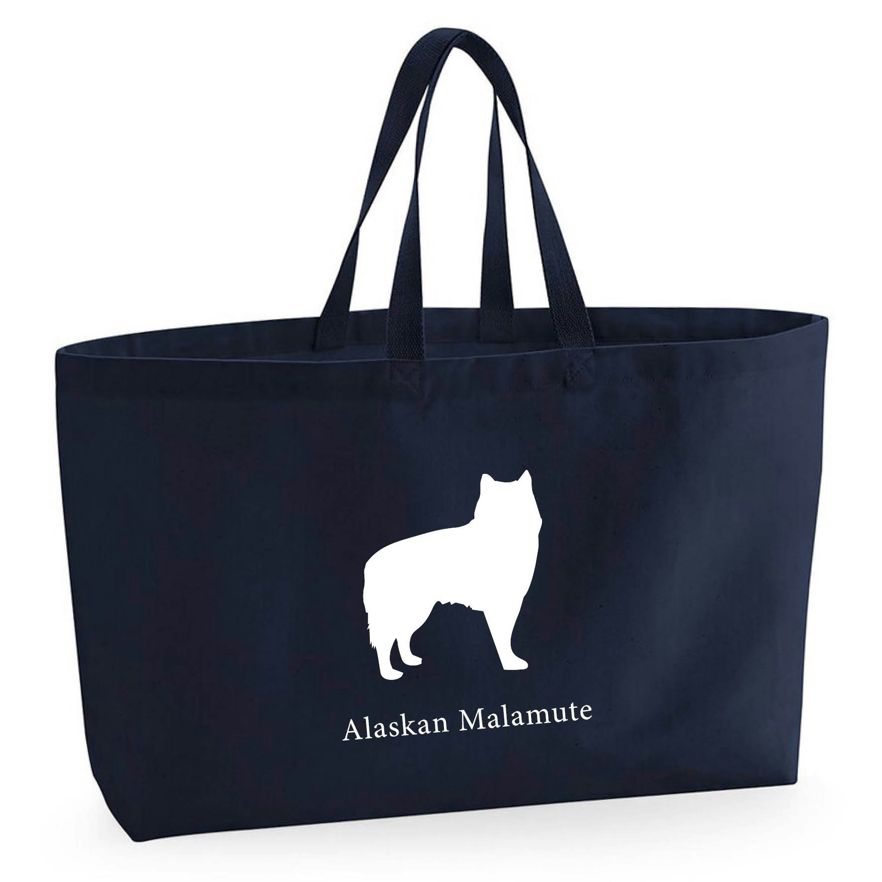 Tygkasse Alaskan Malamute - Oversized bag