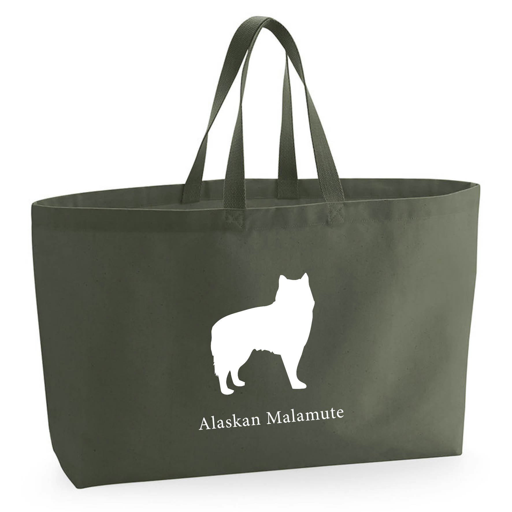 Tygkasse Alaskan Malamute - Oversized bag