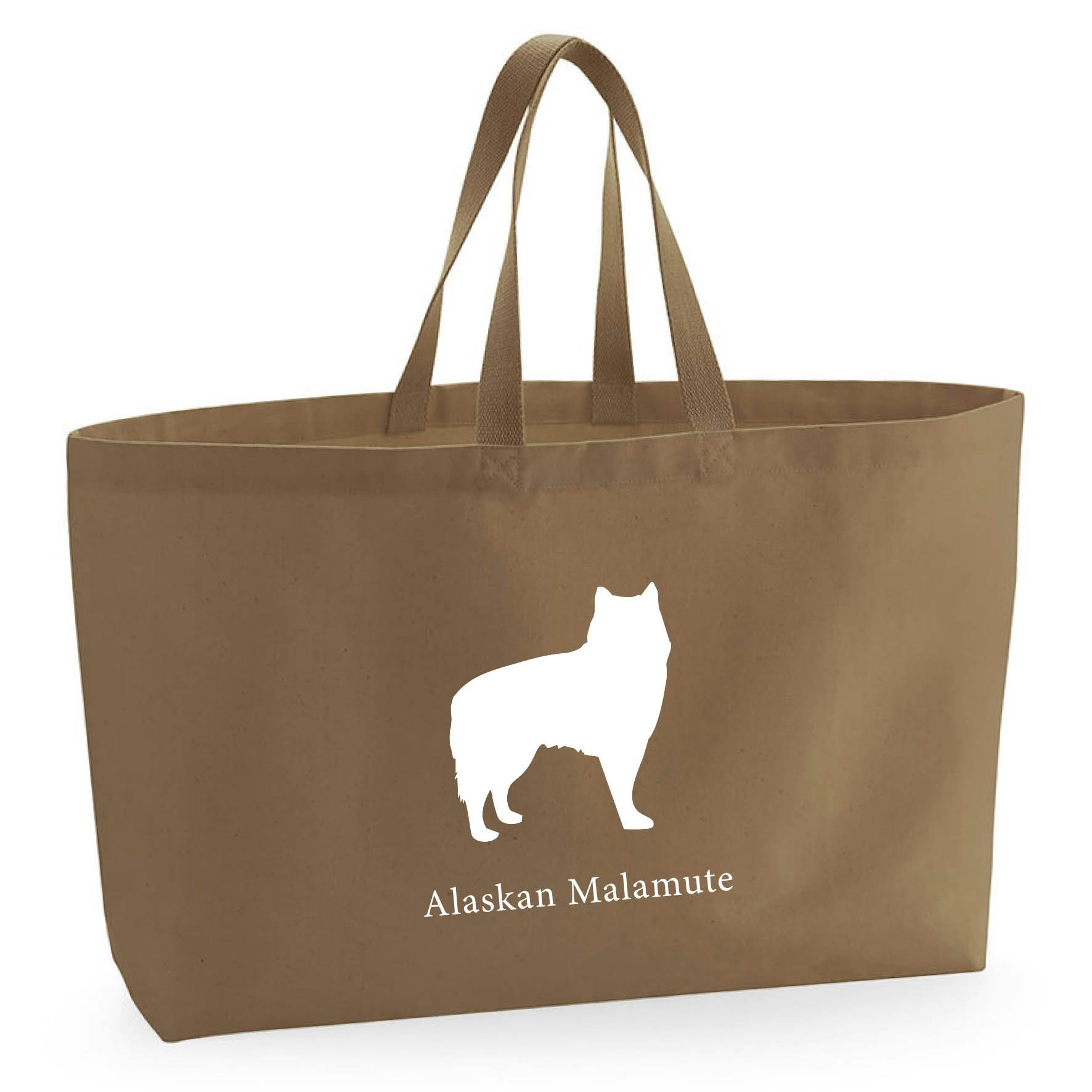 Tygkasse Alaskan Malamute - Oversized bag