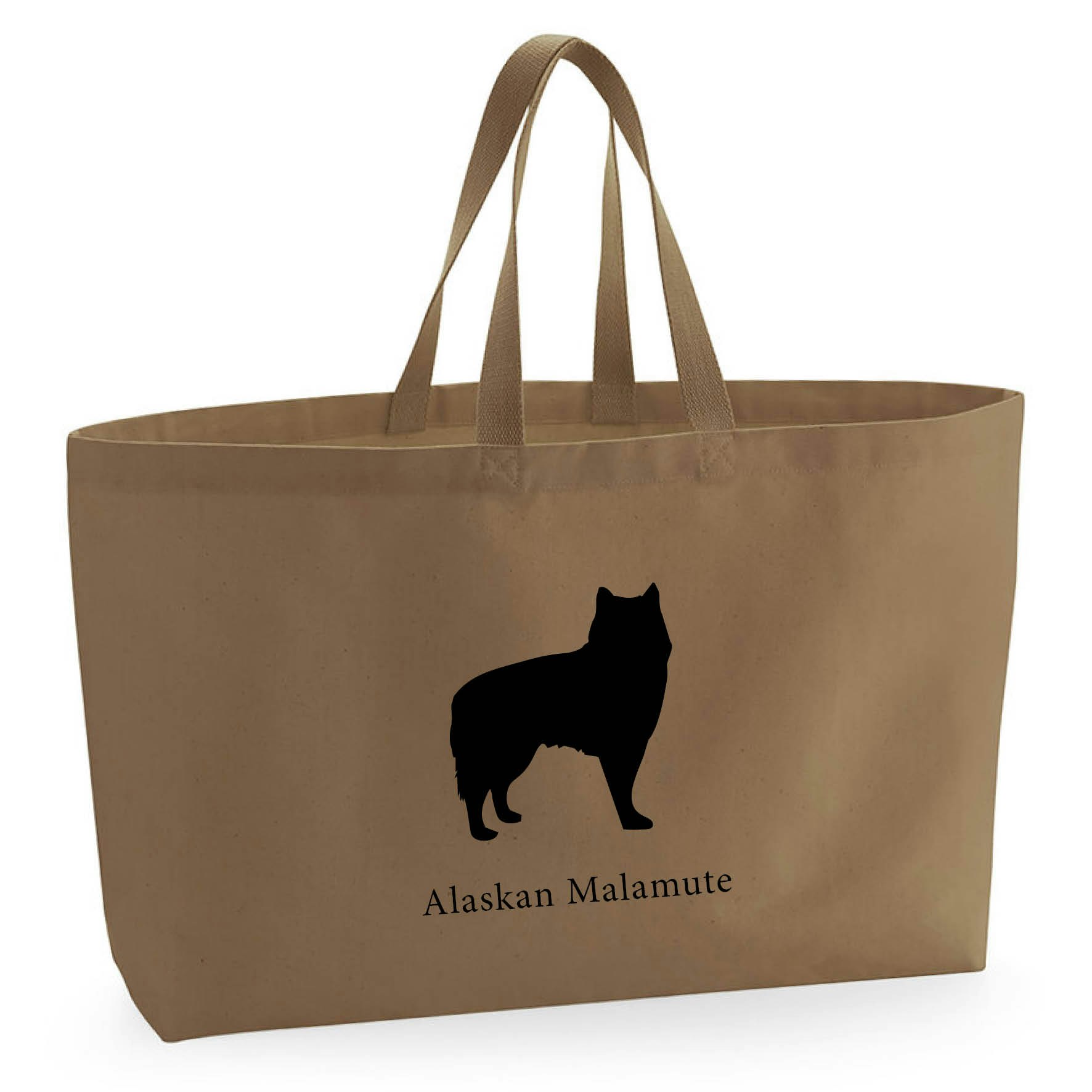 Tygkasse Alaskan Malamute - Oversized bag