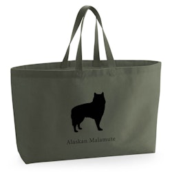 Tygkasse Alaskan Malamute - Oversized bag