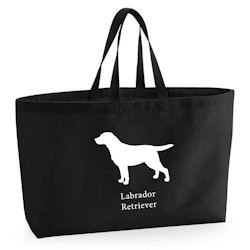 Tygkasse Labrador Retriever - Oversized bag