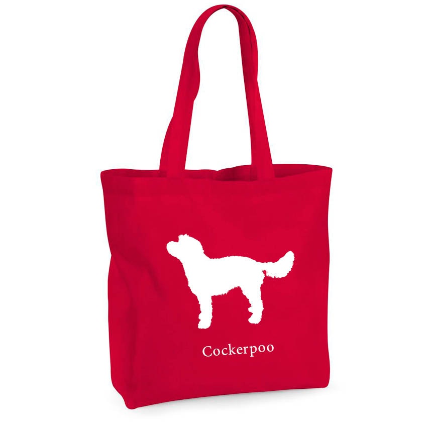 Tygkasse Cockerpoo - Maxi bag