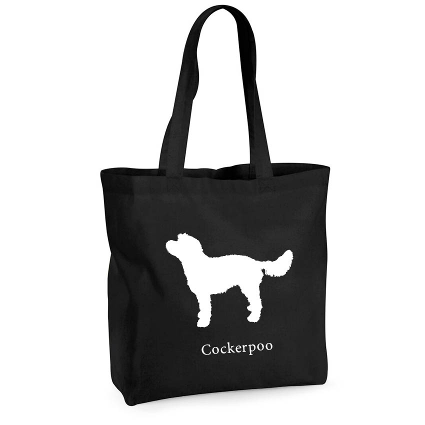 Tygkasse Cockerpoo - Maxi bag
