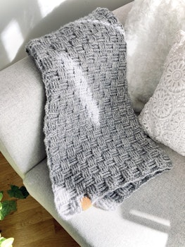 Virkad babyfilt