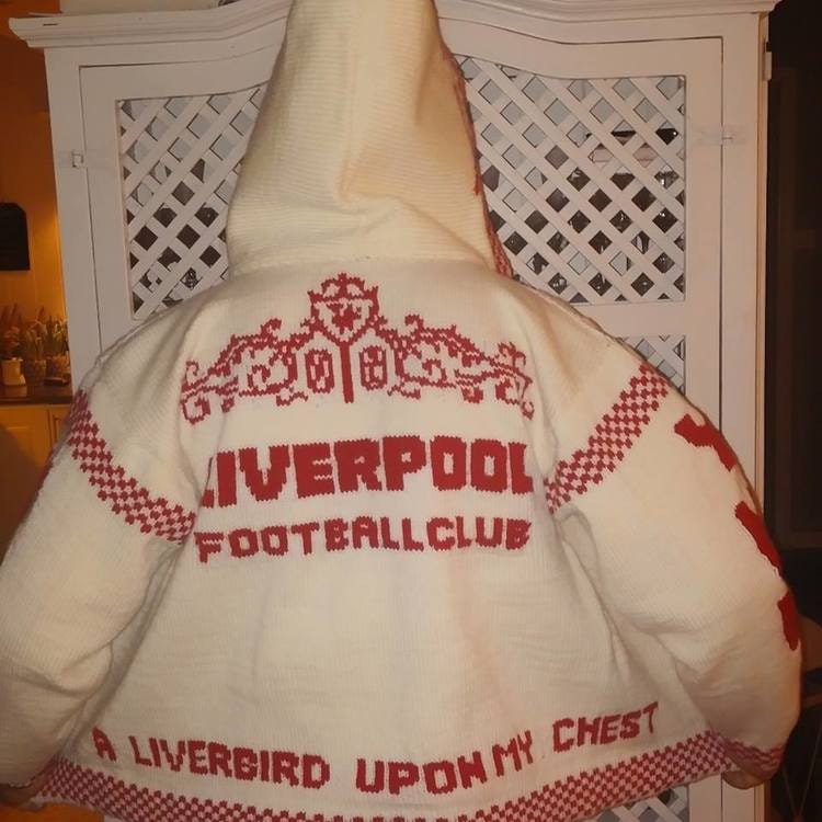 Mønster på jakken : A liverbird upon my chest