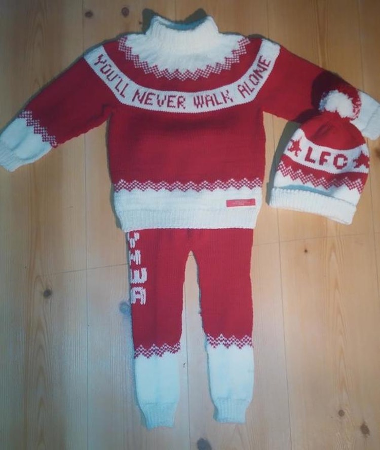 Mønster på Barnesettet : You`ll never walk alone