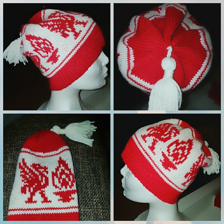 Mønster på luen : Hillsborough flames