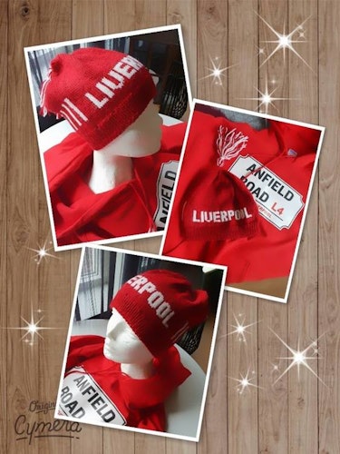 Mønster på luen : Liverpool