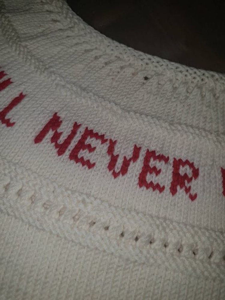 Mønster på sommertoppen : YNWA