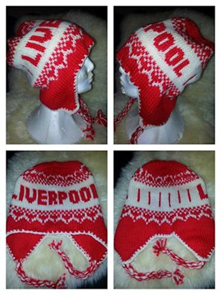 Mønster på tykk lue : Liverpool