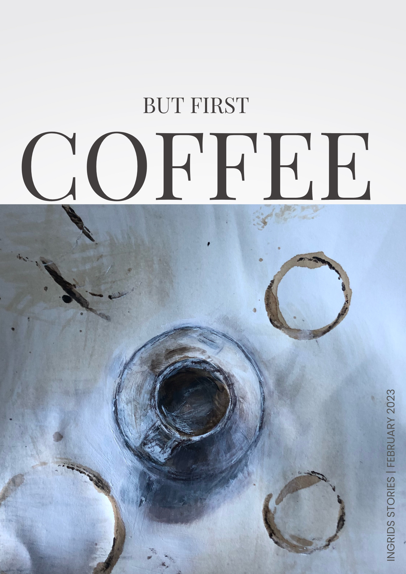 "But First Coffee" - Foto Poster