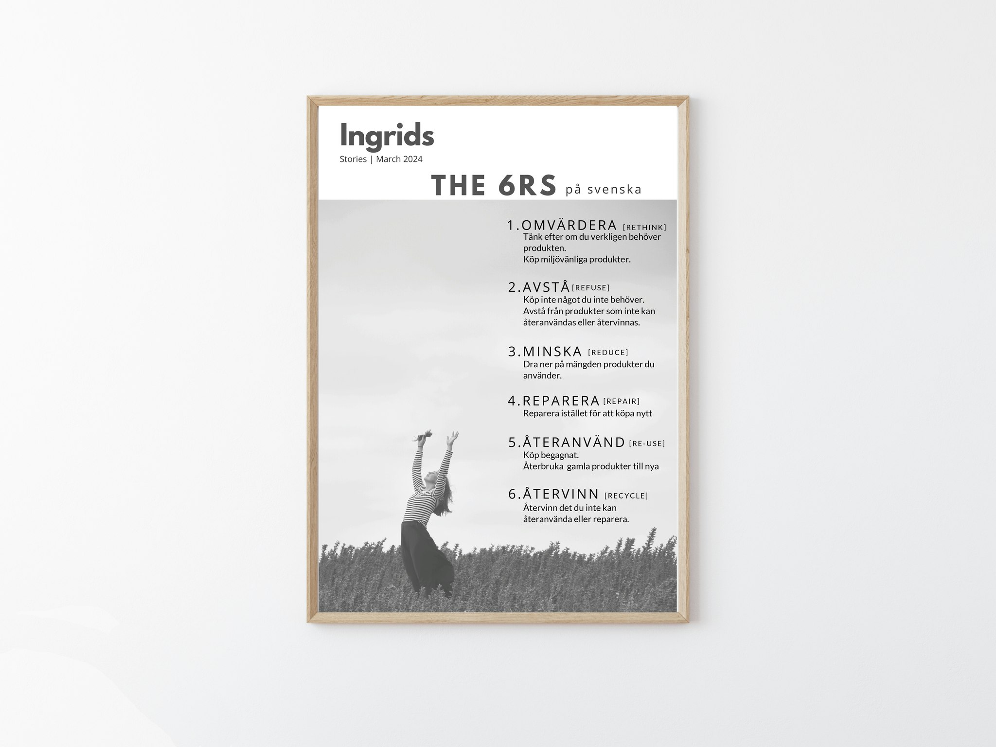 Digital Poster - "The 6Rs - på svenska"