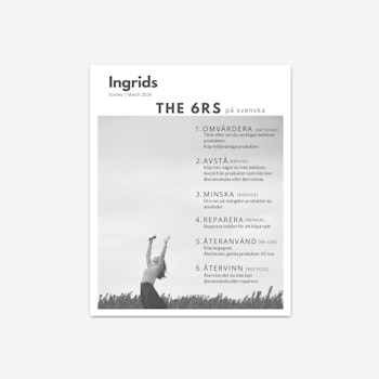 Digital Poster - "The 6Rs - på svenska"