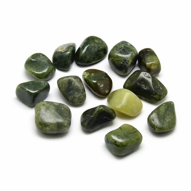 Jade grön | Tumlad sten