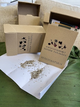 Beredskapsboxen - kartong för fröer