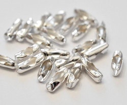 Silverfärgade kullås 1.5 mm, ca 100 st