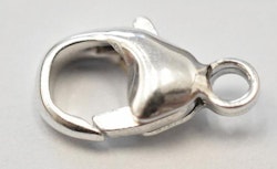 Sterling silver klolås 12 mm, 1 st