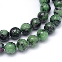 Ruby Zoisite 8 mm, 1 sträng
