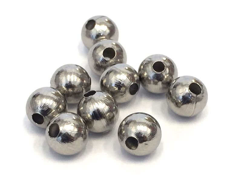 Rostfritt stål pärlor 4 mm, ca 200 st