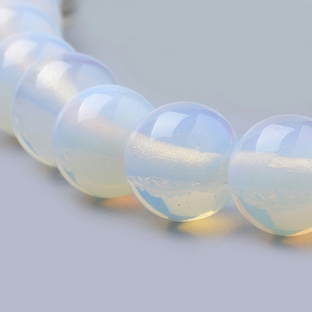 Opalite 10 mm, 1 sträng