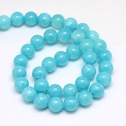 Jade 6 mm turkos, 5 strängar